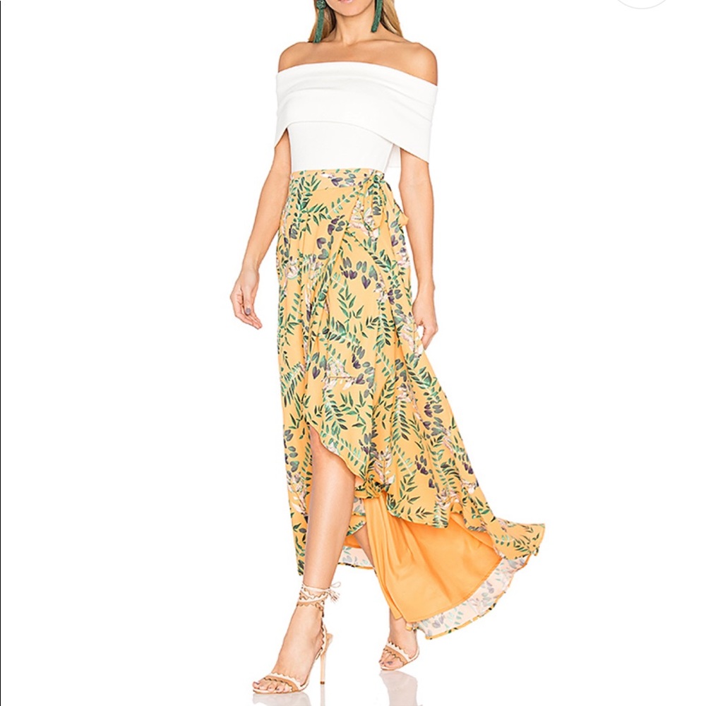 House of Harlow x Revolve Wrap Midi Skirt - XS